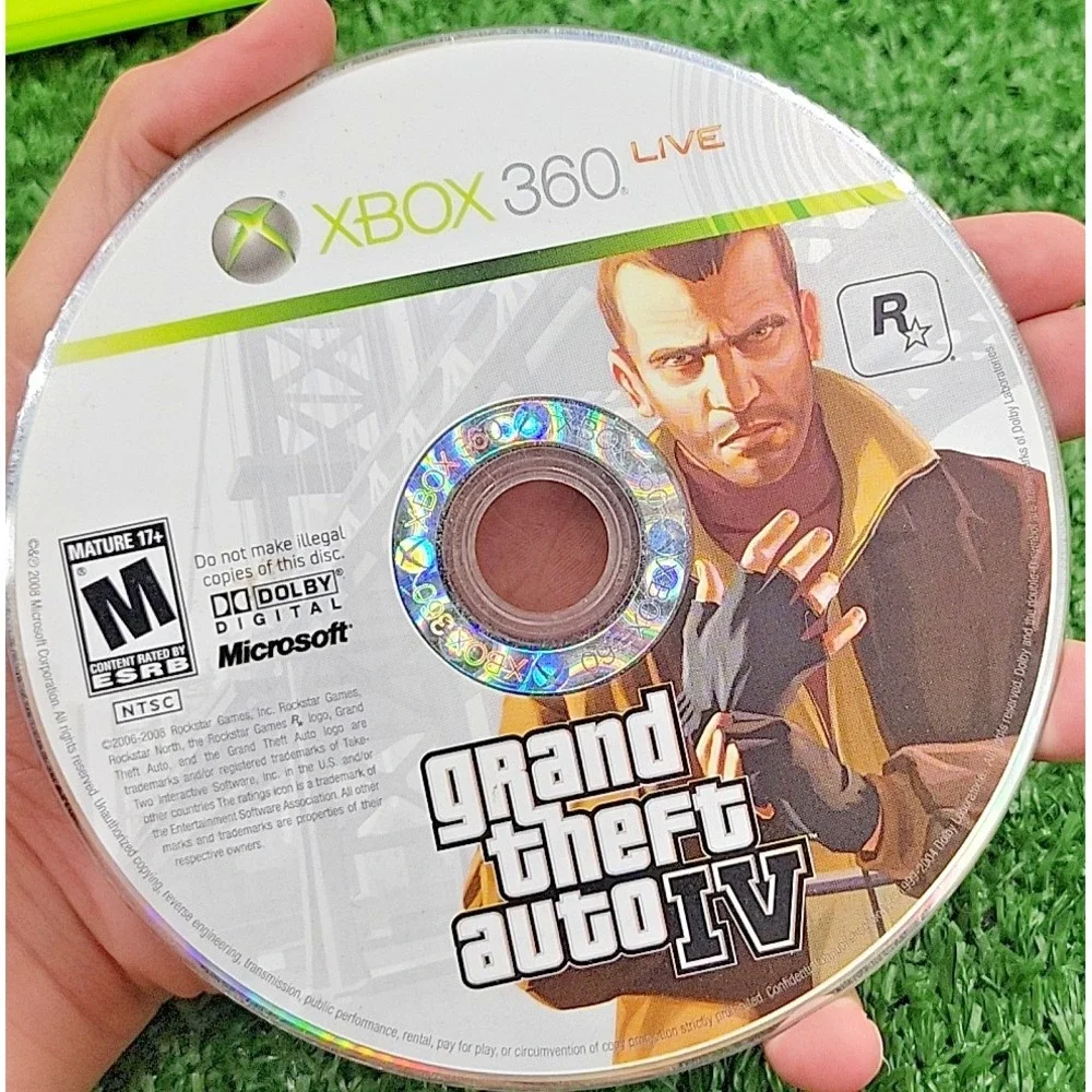 Grand Theft Auto IV Video Game for Microsoft Xbox 360‎ GT4 - No Manuals